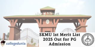 SKMU 1st Merit List 2025 Out for PG Admission; Check Direct Link Here!